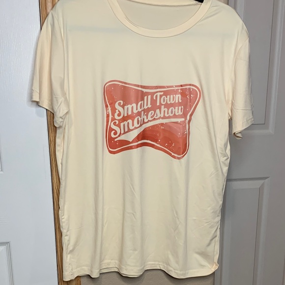 Small Town Smokeshow Cream T-Shirt - Picture 3 of 6